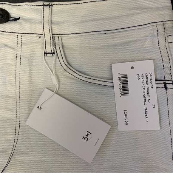 New 3X1 Carter Denim Shorts women sz 29 - Picture 5 of 5